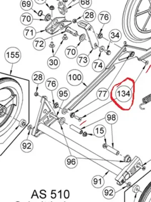 Abverkauf AS-Motor Senkschraube m. Innen-6-Kant (5 Stück)