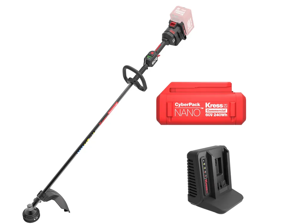 Bestpreis Kress Commercial KC100.9 60V Akku - Rasentrimmeri inkl. Akku + Ladegerät