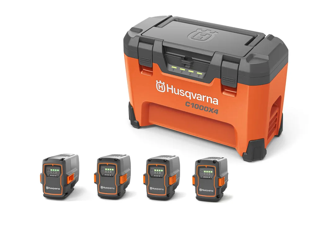 Bestpreis Husqvarna Akku Set XL C1000X4 Ladekoffer, B540X, B220X und 2x B330X