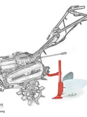 Angebot Honda Kartoffelhäufler mit Halterung für Motorhacken