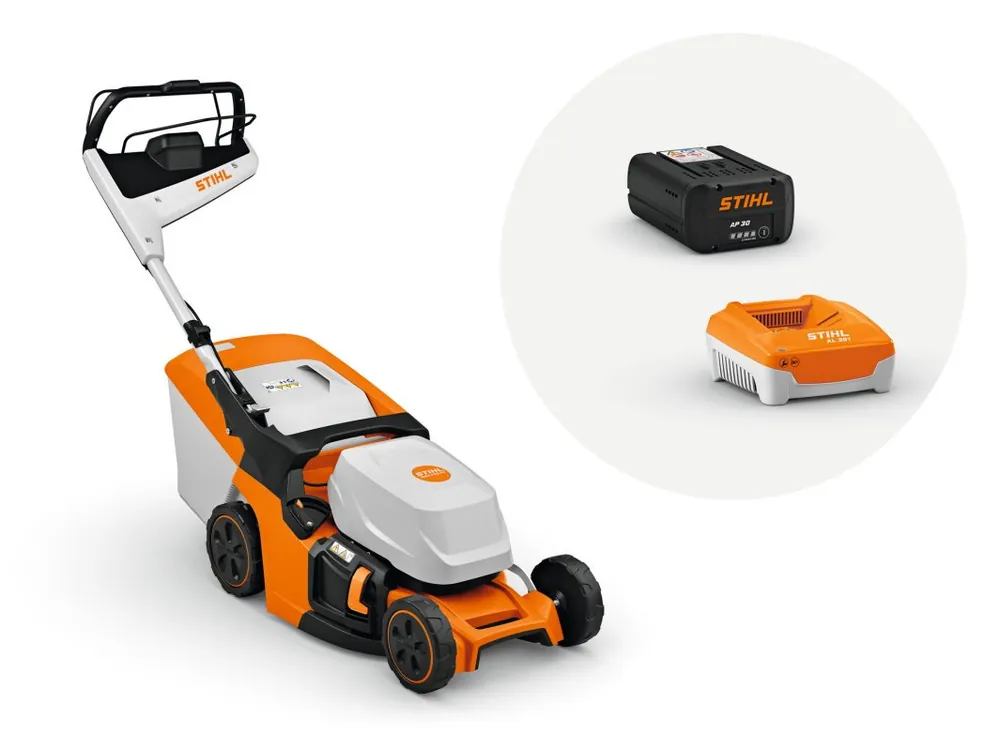Saisonangebot STIHL RMA 443 Akku-Rasenmäher Set